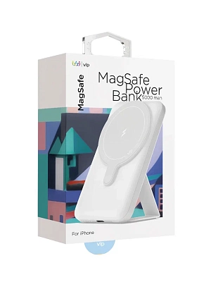 Беспроводной магнитный ПЗУ VLP Magsafe PowerBank 5000, черный