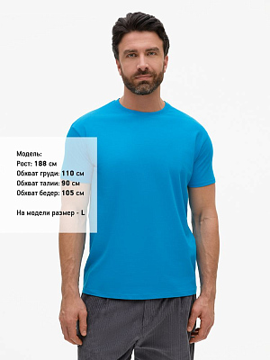 Футболка Imperial 190, ярко-бирюзовая
