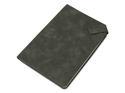 Блокнот А5 в гибкой обложке Chaplin (Серый)