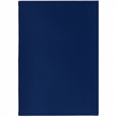 Обложка для паспорта Shall, синяя (Синий)