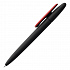 Ручка шариковая Prodir DS5 TRR-P Soft Touch, черная с красным - Фото 2