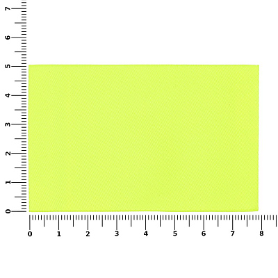 Лейбл тканевый Epsilon, XL, желтый неон