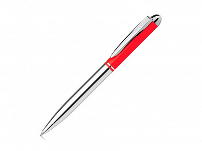 Ручка металлическая шариковая (Красный)
