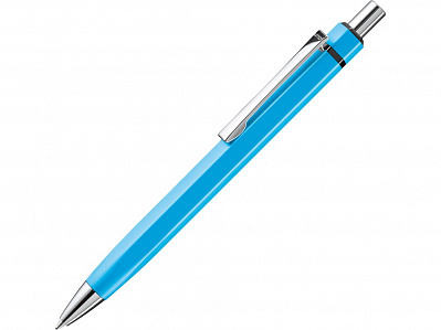 Ручка металлическая шариковая шестигранная Six (Голубой)