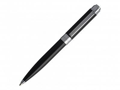 Ручка шариковая Scribal Black (Черный/серебристый)