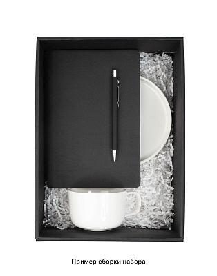 Ежедневник недатированный "Альба", формат А5, гибкая обложка, черный