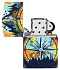 Зажигалка ZIPPO Compass с покрытием Glow In The Dark Green, латунь/сталь, разноцветная, 38x13x57 мм - Фото 4