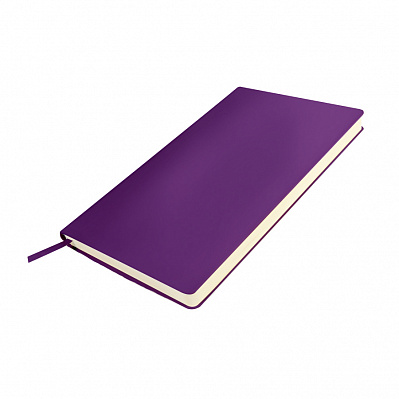 Бизнес-блокнот SMARTI, A5 , мягкая обложка, в клетку (Фиолетовый)