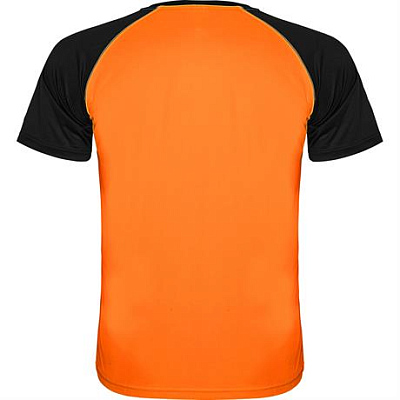 Спортивная футболка INDIANAPOLIS мужская, ФЛУОРЕСЦЕНТНЫЙ ОРАНЖЕВЫЙ/ЧЕРНЫЙ 3XL