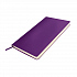Бизнес-блокнот SMARTI, A5, фиолетовый, мягкая обложка, в клетку - Фото 1