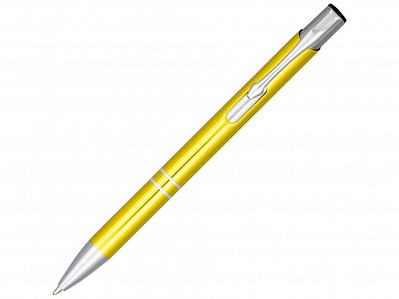 Ручка металлическая шариковая Moneta с анодированным покрытием (Желтый)