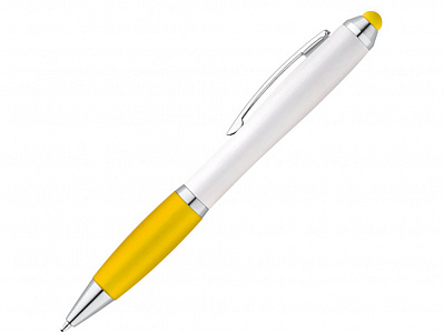 Шариковая ручка с зажимом из металла SANS BK (Желтый)
