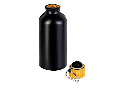 Бутылка Hip S Bamboo с карабином, 400 мл