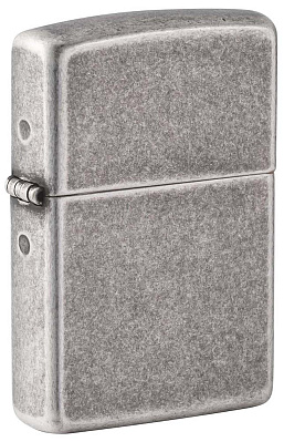 Зажигалка ZIPPO Armor® с покрытием Antique Silver, латунь/сталь, серебристая, 38x13x57 мм (Серебристый)
