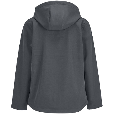 Куртка софтшелл с капюшоном женская Race Women, темно-серая