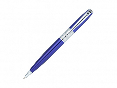 Ручка шариковая Baron (Синий металлик/серебристый)