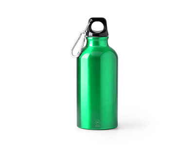 Бутылка RENKO из переработанного алюминия (Зеленый)