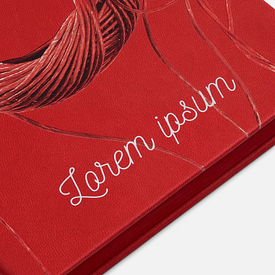 Ежедневник Cortado, недатированный, красный