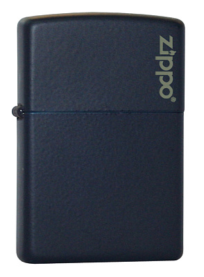 Зажигалка ZIPPO Classic с покрытием Navy Matte, латунь/сталь, синяя, матовая, 38x13x57 мм (Синий)
