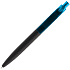 Ручка шариковая Prodir QS01 PRT-P Soft Touch, черная с голубым - Фото 4