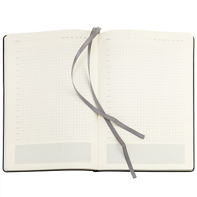 Ежедневник Lable Touch, недатированный, темно-серый