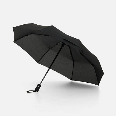 Зонт складной Monsoon, черный (Чёрный)