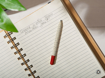 Растущий карандаш mini с семенами гвоздики