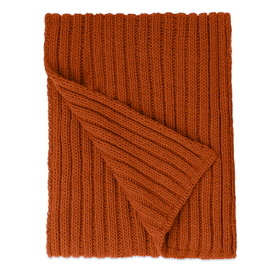 Шарф вязаный НАСВЯЗИ© шерсть/акрил