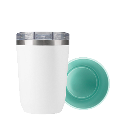 Термокружка вакуумная с керамическим покрытием Арктик (Arctic), белый/аква (Белый, бирюзовый)