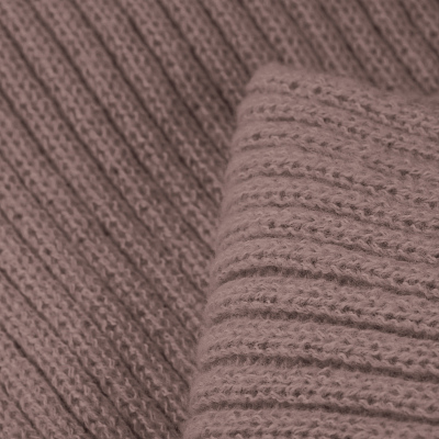 Шарф Форгес (Forges) вязаный, коричневый