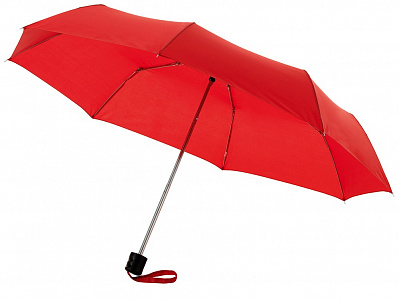 Зонт складной Ida (Красный/черный)