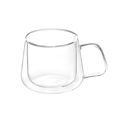 Кружка стеклянная с двойными стенками Дольче (Dolce) (Прозрачный)