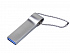 USB 2.0-флешка на 4 Гб с мини чипом и боковым отверстием для цепочки - Фото 1