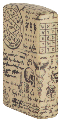 Зажигалка ZIPPO Alchemy Design с покрытием 540 Matte, латунь/сталь, бежевая, матовая, 38x13x57 мм