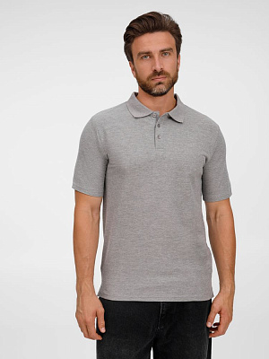 Рубашка поло унисекс Tervise  (Серый меланж)