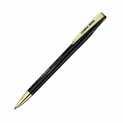 Ручка шариковая COBRA MMG  (Черный/золотистый)