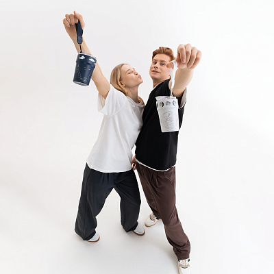 Футболка унисекс RUST, 100% хлопок, 240 гр., белая (теплый тон), размер M