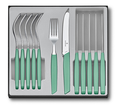 Набор из 12 столовых принадлежностей VICTORINOX Swiss Modern: 6 столовых ножей 6 вилок