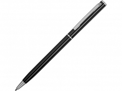 Ручка металлическая шариковая Атриум (Черный/серебристый)