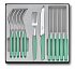 Набор из 12 столовых принадлежностей VICTORINOX Swiss Modern: 6 столовых ножей, 6 вилок - Фото 1