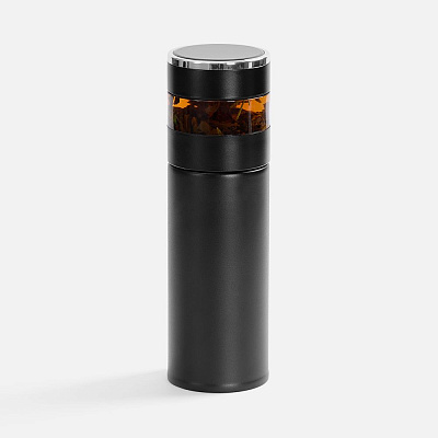 Смарт-бутылка с инфьюзером Thermory ver.2, черная (Чёрный)