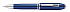 Шариковая ручка Cross Peerless Translucent Quartz Blue Engraved Lacquer - Фото 1
