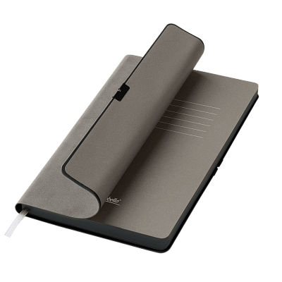 Ежедневник Ин Велюр (In Velour) недатированный, серый