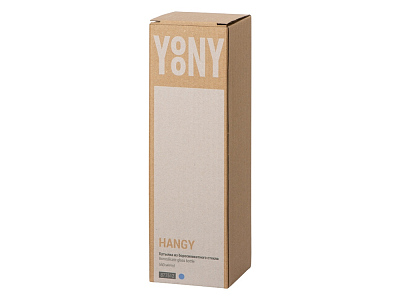 Бутылка из боросиликатного стекла Hangy, 550 мл