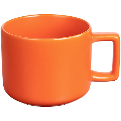 Чашка Jumbo, ver.2, матовая, оранжевая (Оранжевый)