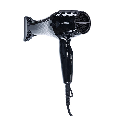Фен DEWAL BEAUTY Diamond Black, черный, 2200 Вт, 1 насадка