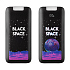 Внешний аккумулятор с цветной подсветкой Optima 10000 mAh, черный Space - Фото 4