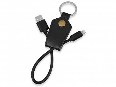 Кабель-брелок USB-Lightning Pelle (Черный)