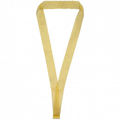 Лента для медали с пряжкой Ribbon, золотистая (Золотистый)