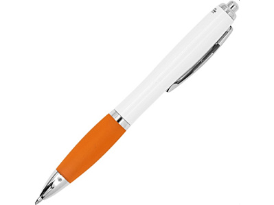 Ручка пластиковая шариковая с антибактериальным покрытием CARREL (Оранжевый)